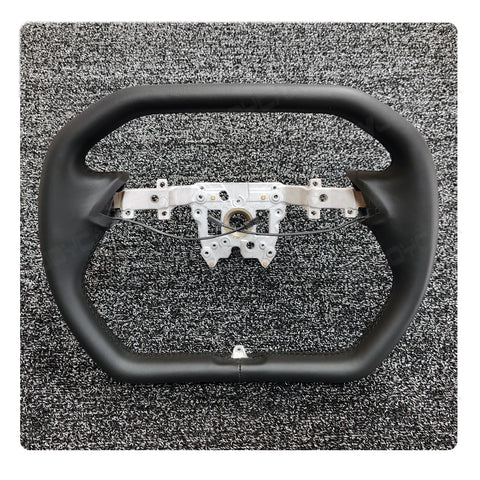 New Tesla Model Y Juniper Cybertruck Hexagon Yoke Steering Wheel Handle With Heating for Tesla Model 3 Highland 2025+