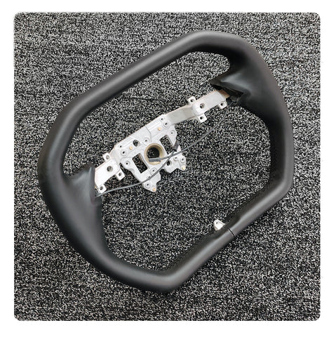 New Tesla Model Y Juniper Cybertruck Hexagon Yoke Steering Wheel Handle With Heating for Tesla Model 3 Highland 2025+