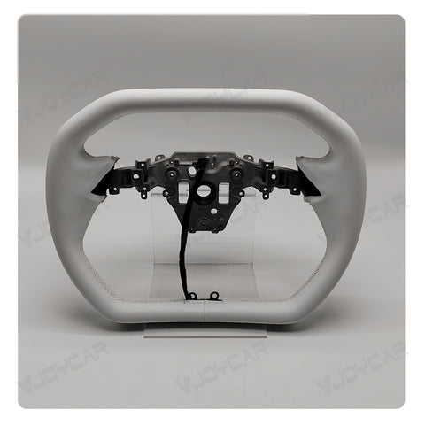 New Tesla Model Y Juniper Cybertruck Hexagon Yoke Steering Wheel Handle With Heating for Tesla Model 3 Highland 2025+