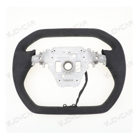 New Tesla Model Y Juniper Cybertruck Hexagon Yoke Steering Wheel Handle With Heating for Tesla Model 3 Highland 2025+
