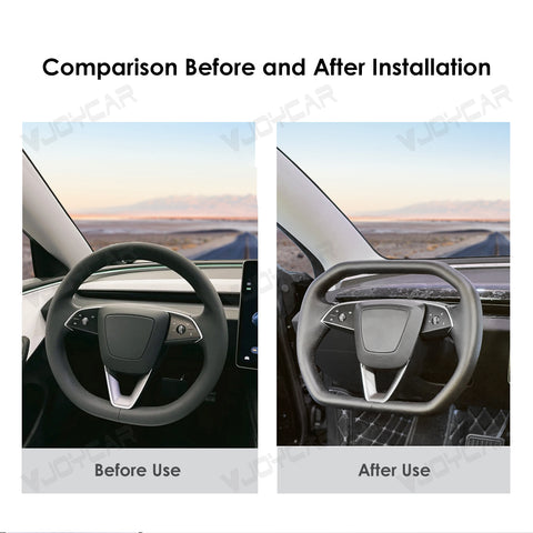 New Tesla Model Y Juniper Cybertruck Hexagon Yoke Steering Wheel Handle With Heating for Tesla Model 3 Highland 2025+