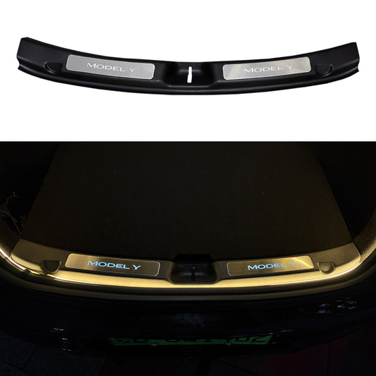 for Tesla Model Y Juniper Model YL Magnetic LED Illuminated Trunk Sill