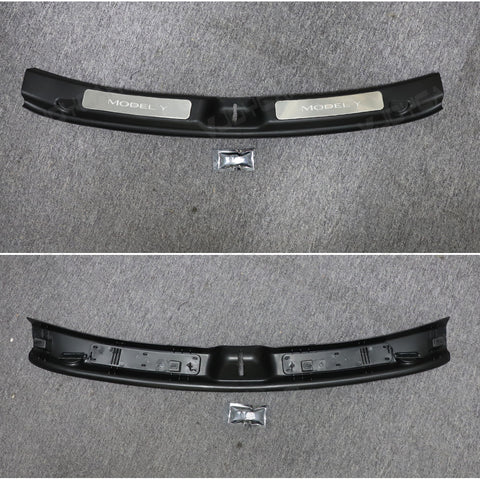 for Tesla Model Y Juniper Model YL Magnetic LED Illuminated Trunk Sill Trim Protection LED Light Auto On Off