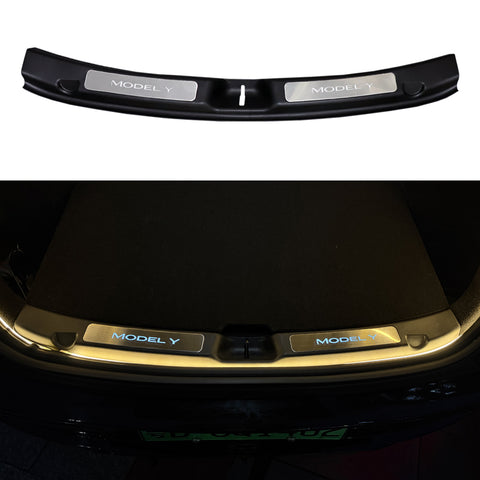 for Tesla Model Y Juniper Model YL Magnetic LED Illuminated Trunk Sill