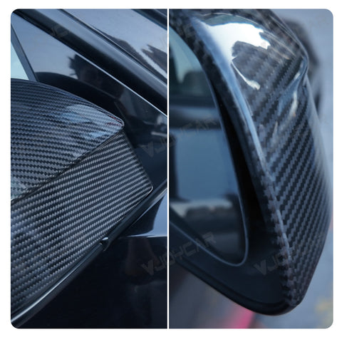for Tesla New Model Y Juniper Model 3 Highland X S Dry Carbon Fiber Rearview Mirror Housing