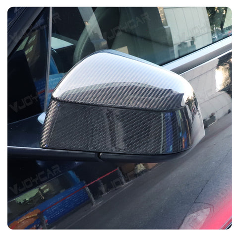 for Tesla New Model Y Juniper Model 3 Highland X S Dry Carbon Fiber Rearview Mirror Housing
