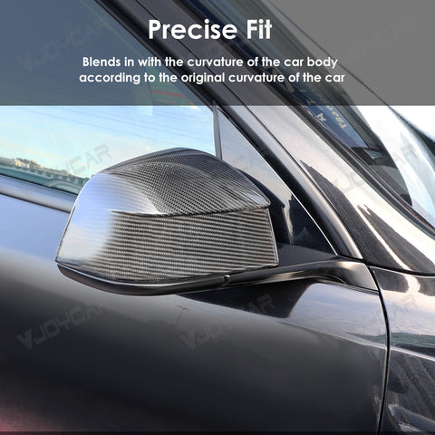 for Tesla New Model Y Juniper Model 3 Highland X S Dry Carbon Fiber Rearview Mirror Housing