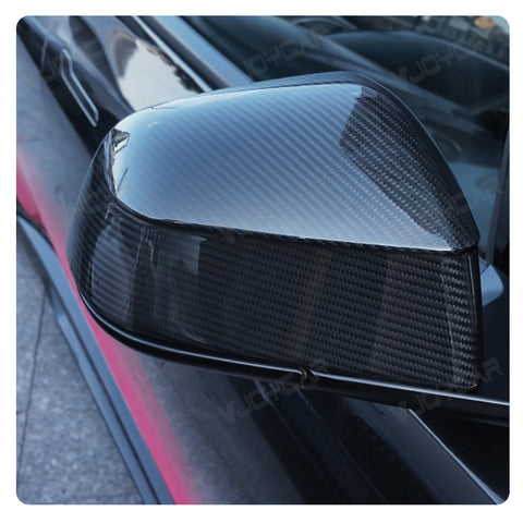 for Tesla New Model Y Juniper Model 3 Highland X S Dry Carbon Fiber Rearview Mirror Housing