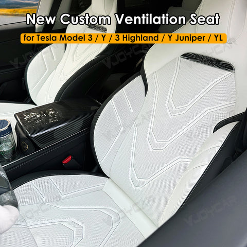 for Tesla Sports Seats Retrofit Avoid Line Drilling Ventilation Seat