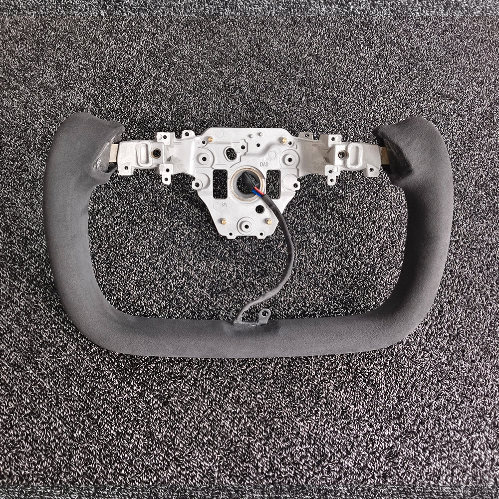 for Tesla Yoke Steering Wheel Custom Italy Alcantara 350mm