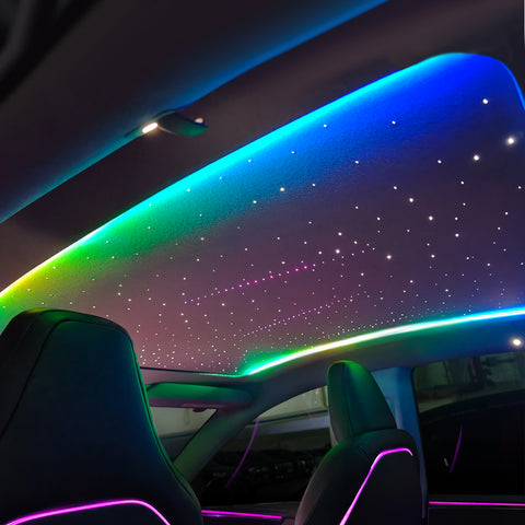 for Tesla Model Y YL 3 3Highland Auto Electric Starry Sunshade Roof