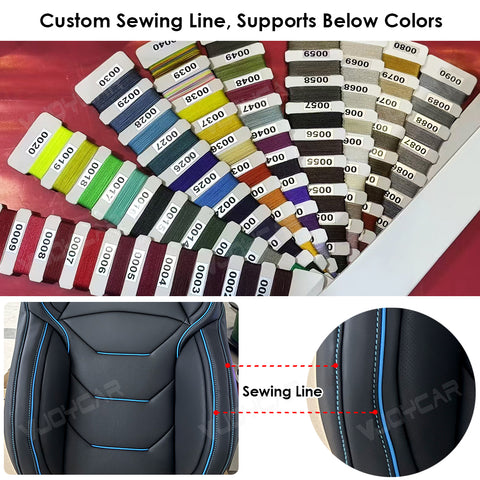 for Tesla Sports Seats Classic Black + White New Design