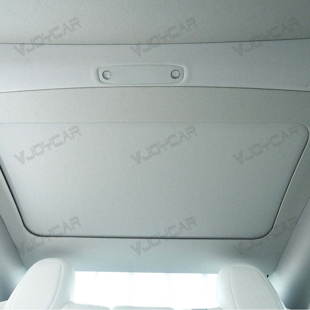 for Tesla Model 3 Highland Auto Electric Sunshade Retractable Glass Roof Block UV Keep Cooling Button Voice Control