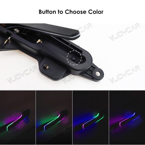 Newest LED Electric Door Handle for Tesla Model Y Juniper 3 Highland Auto Present Pop Up Colorful Ambient Lights Adjustable Automatic Retrofit Modification Kits