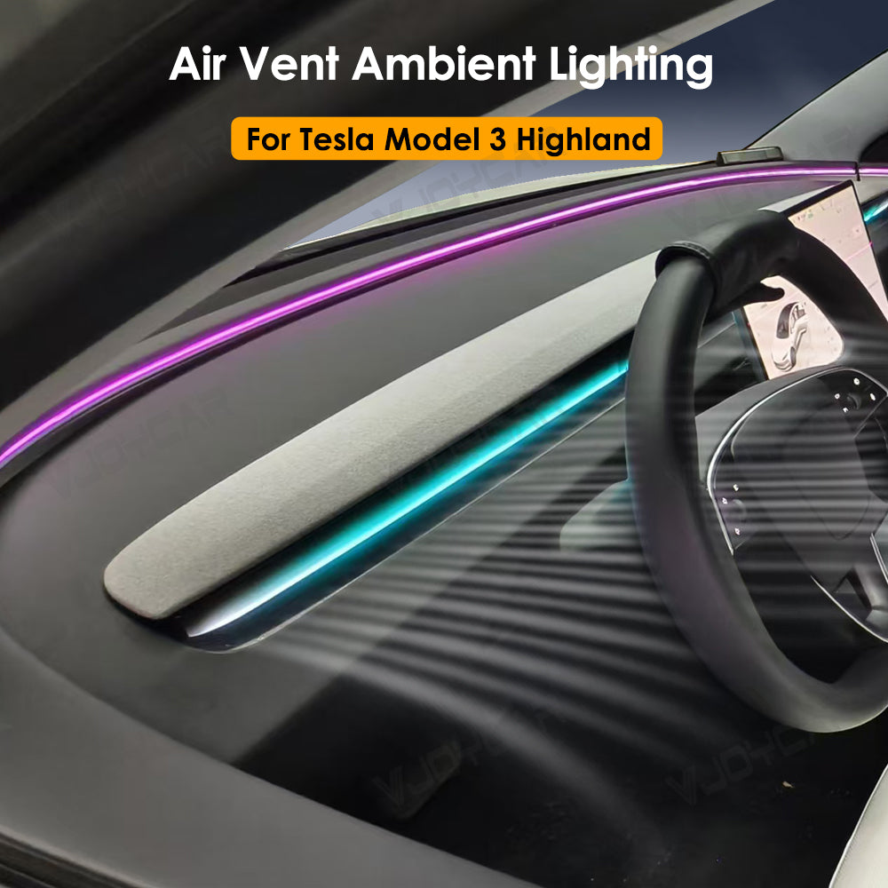 for New Model 3 Highland Air Vent Ambient Lighting Modification Atmosphere Lights