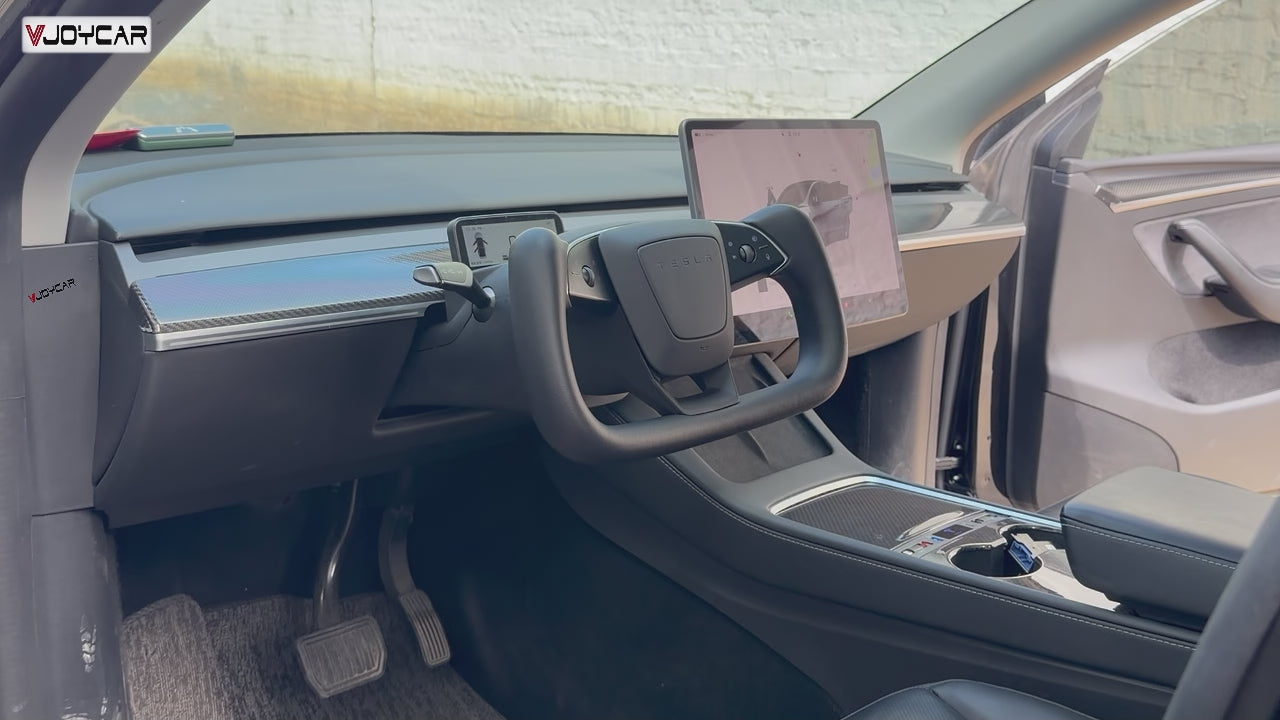 New Pre-installed Universal Yoke Steering Wheel for Tesla Model 3 / Y / 3 Highland / Y Juniper 17+ All Years Vehicle