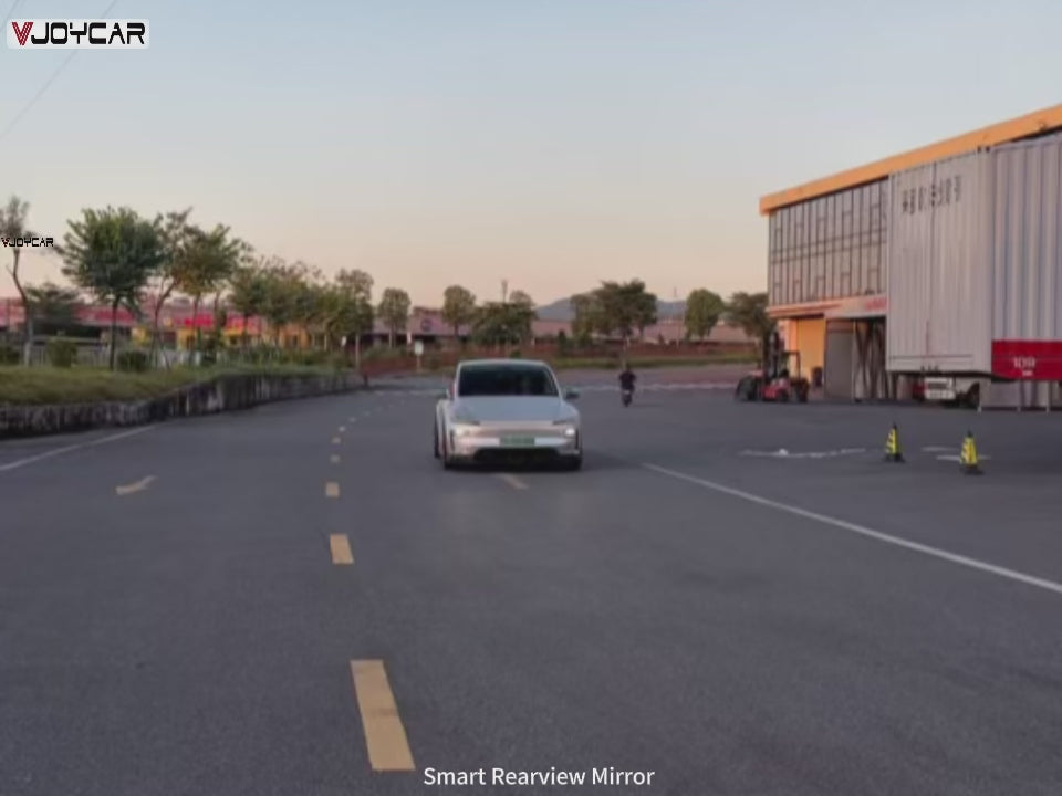 for Tesla Model Y / Model Y Juniper Full Self-Driving FSD Enhanced Autopilot Driving AP Rearview Mirror Blue Light with Blind Spot Red Light