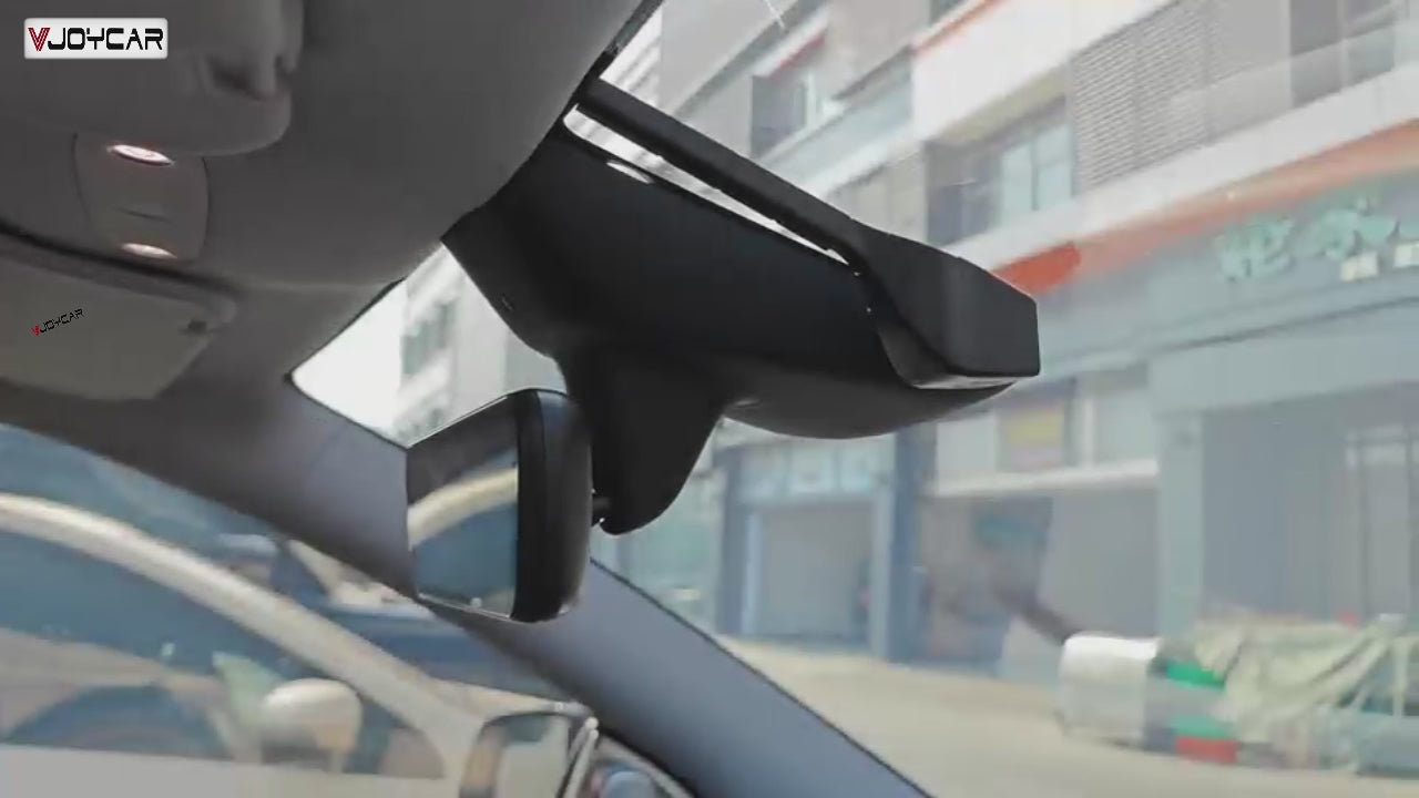 for Tesla Model 3 Highland / Y Juniper Model 3 / Y Streaming Media Recorder Smart Rearview Mirror HD DVR Display