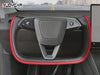 New 2026 Tesla Model Y Juniper Yoke Steering Wheel Custom Double Colors With Heating 350mm Retrofit Replacement 2025+