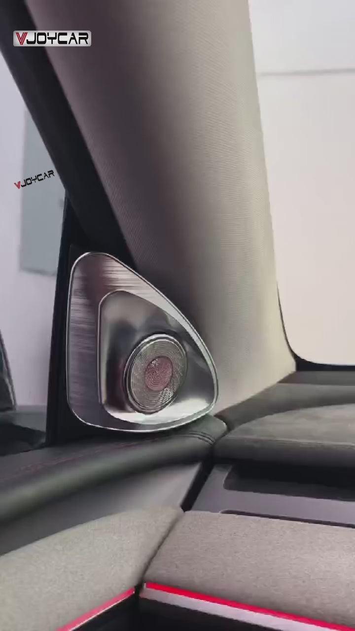 2024년 최신 4D 회전 트위터 LED 앰비언트 스피커 사각지대 알림
