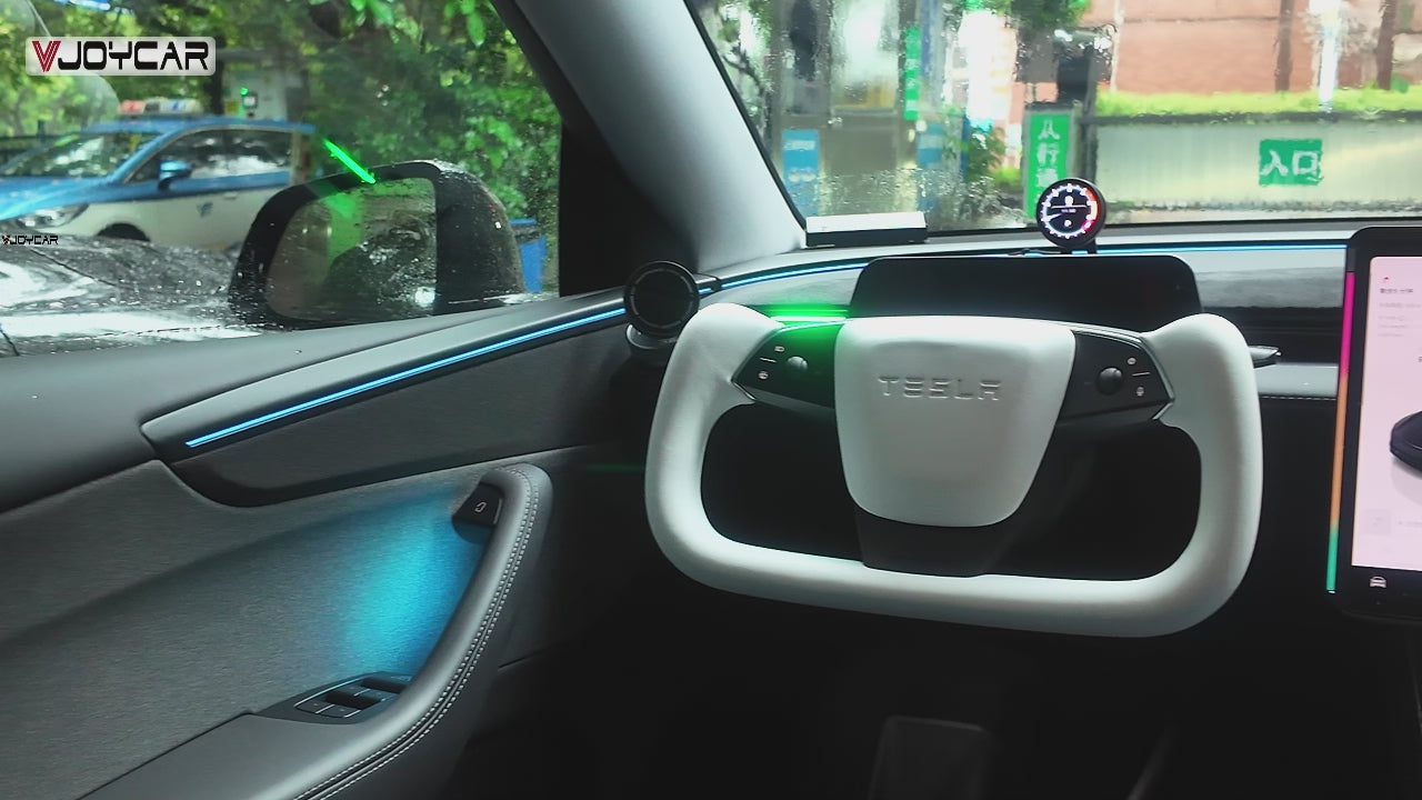 New Gen2 355mm Tesla Yoke Handle for New Model Y Juniper YOKE Heating Steering Wheel Model-X-Style for Tesla Model 3 Highland