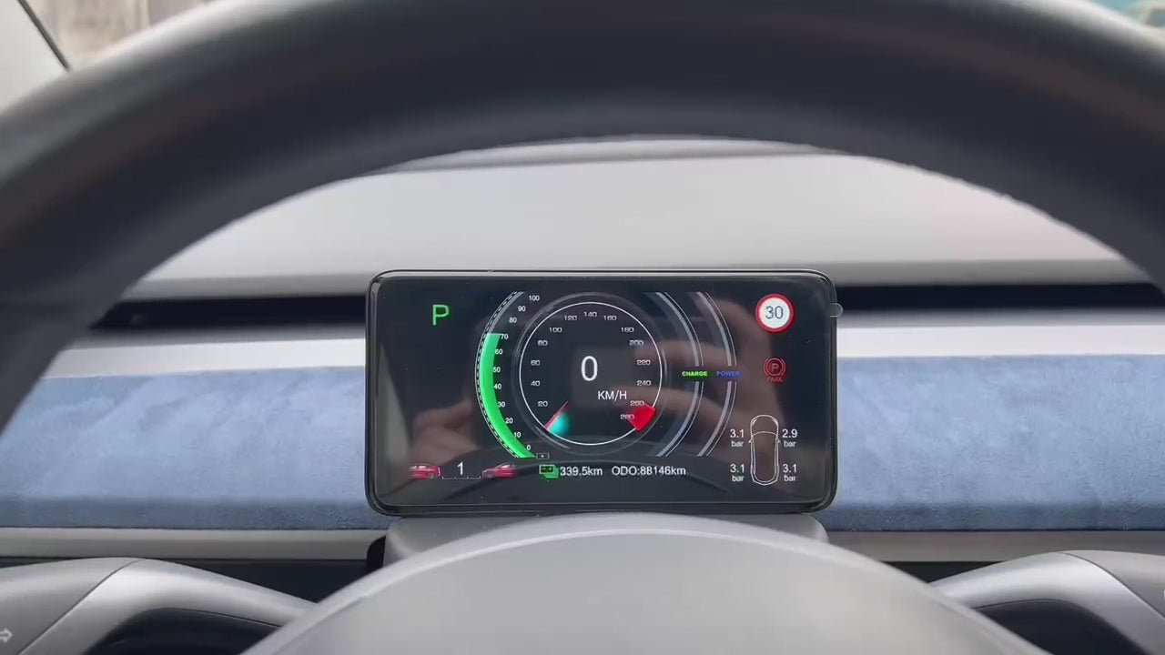 Panel de instrumentos con pantalla grande de 6,2'' y HUD para Tesla Model 3 Model Y