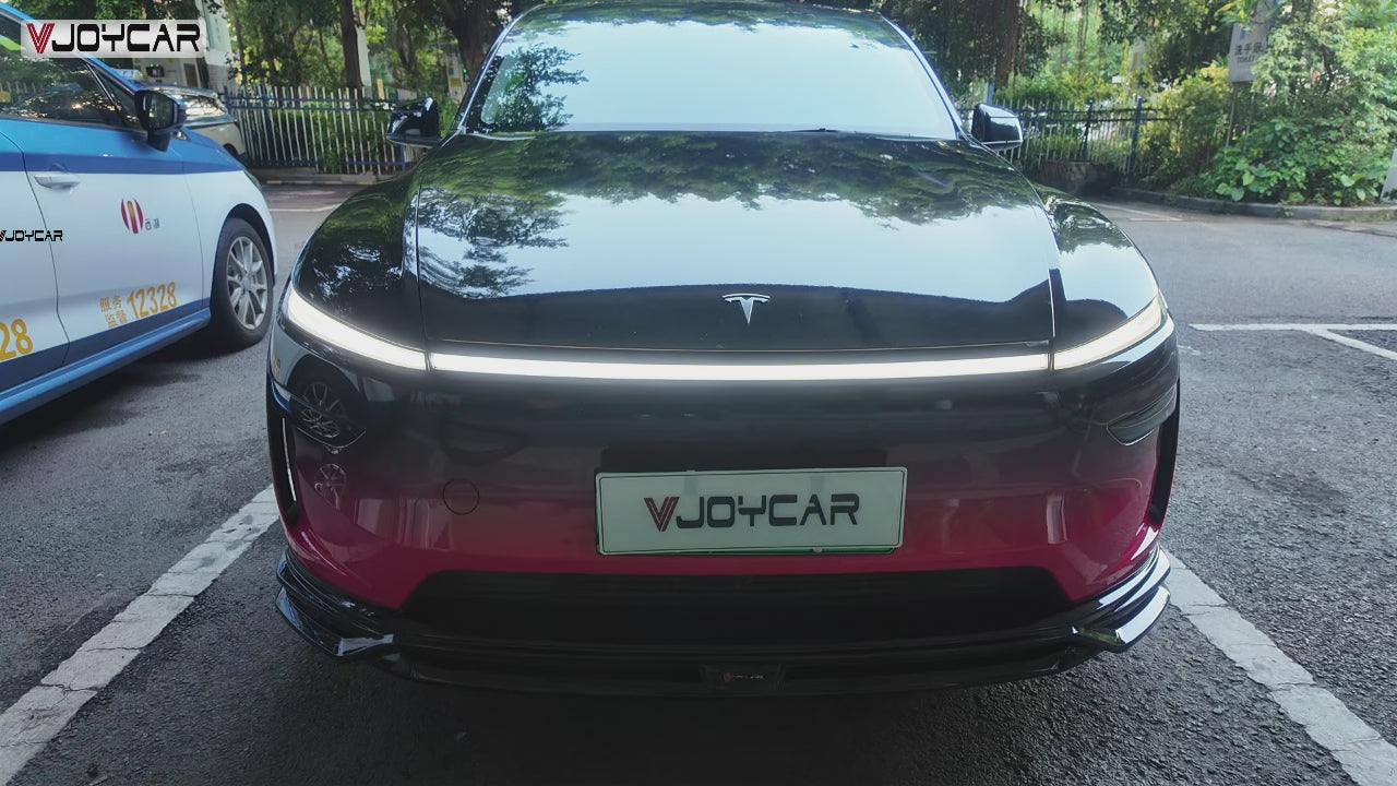 for Tesla Model Y 2025+ Juniper Body Part Kit Front Blade Side Skirts Rear Diffuser ABS Appearance