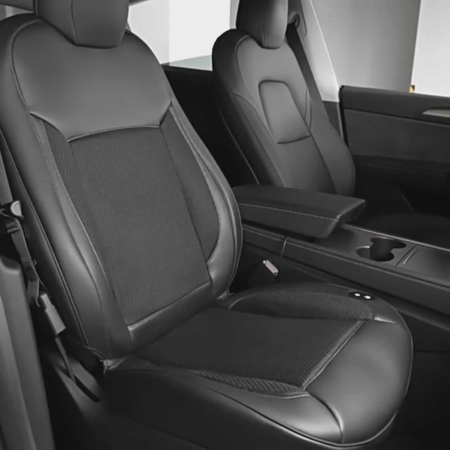 for Tesla Old Model 3 Model Y Seat Upgrade Cushion with Built in Ventilation Fan Auto On/Off