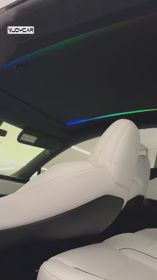 for Tesla Model S Auto Electric Sunshade Roof Starry Shade