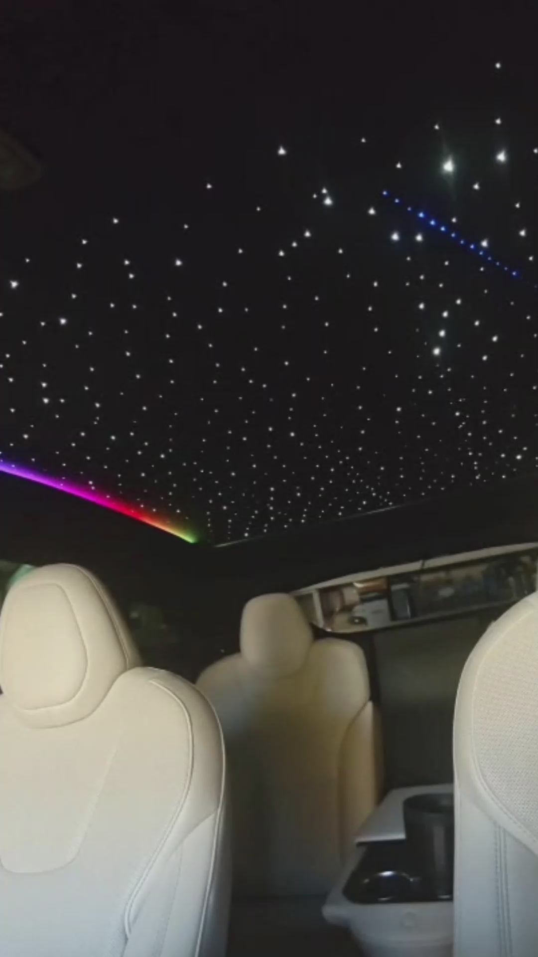 for Tesla Model S Auto Electric Sunshade Roof Starry Shade