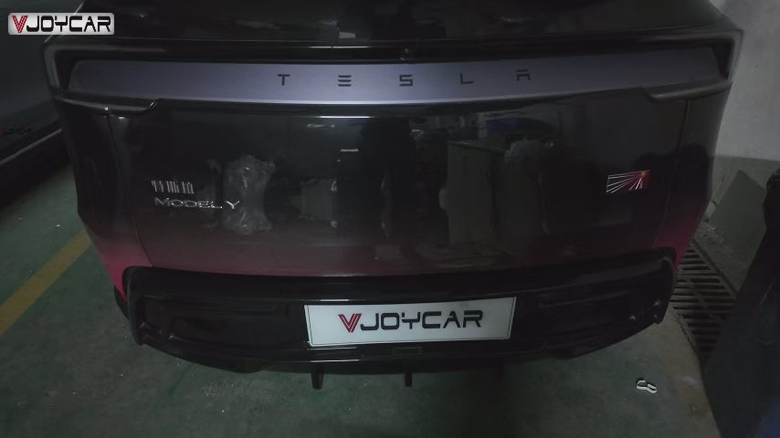 for Tesla Model Y Juniper Model YL Magnetic LED Illuminated Trunk Sill Trim Protection LED Light Auto On Off