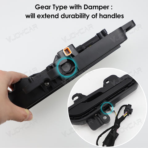 2025 Newest 7th Generation Wireless Auto Door Handle for Tesla Model Y 3 Y Juniper 3 Highland Colorful LED Auto Presenting Welcome Mode