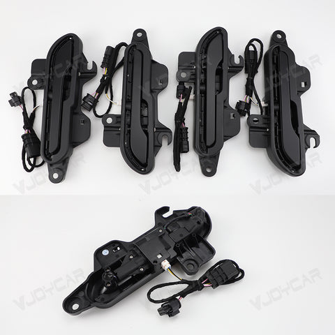 2025 Newest 7th Generation Wireless Auto Door Handle for Tesla Model Y 3 Y Juniper 3 Highland Colorful LED Auto Presenting Welcome Mode