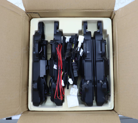 2025 Newest 7th Generation Wireless Auto Door Handle for Tesla Model Y 3 Y Juniper 3 Highland Colorful LED Auto Presenting Welcome Mode