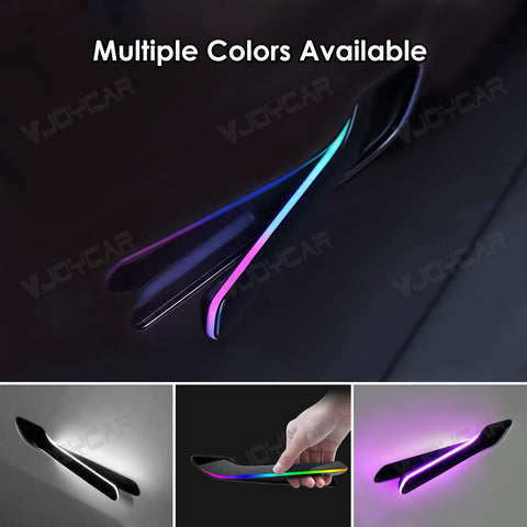 2025 Newest 7th Generation Wireless Auto Door Handle for Tesla Model Y 3 Y Juniper 3 Highland Colorful LED Auto Presenting Welcome Mode