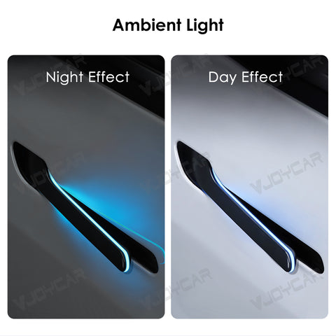 2025 Newest 7th Generation Wireless Auto Door Handle for Tesla Model Y 3 Y Juniper 3 Highland Colorful LED Auto Presenting Welcome Mode