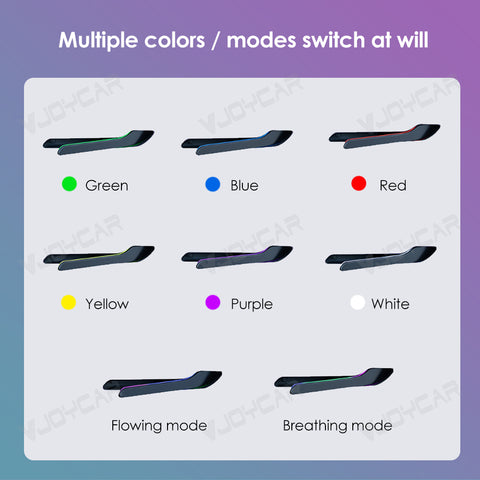 2025 Newest 7th Generation Wireless Auto Door Handle for Tesla Model Y 3 Y Juniper 3 Highland Colorful LED Auto Presenting Welcome Mode