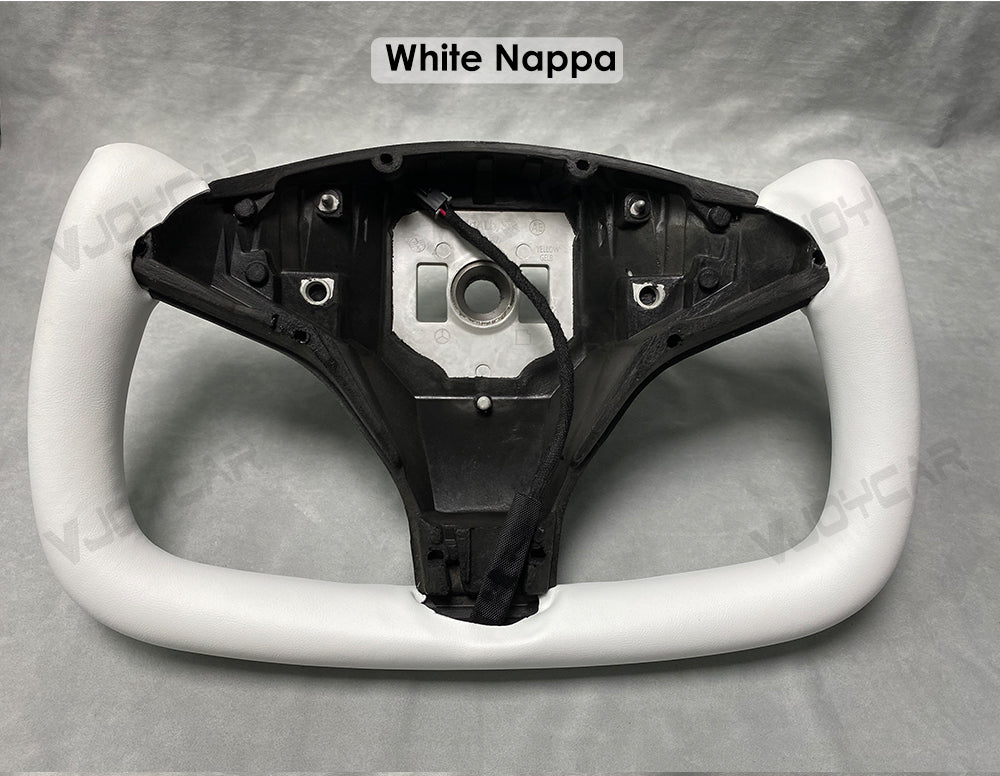 Custom Yoke Steering Wheel for Tesla ModelS modelX Handle Bar 12-20 Upgrade Replacement Heating Cable