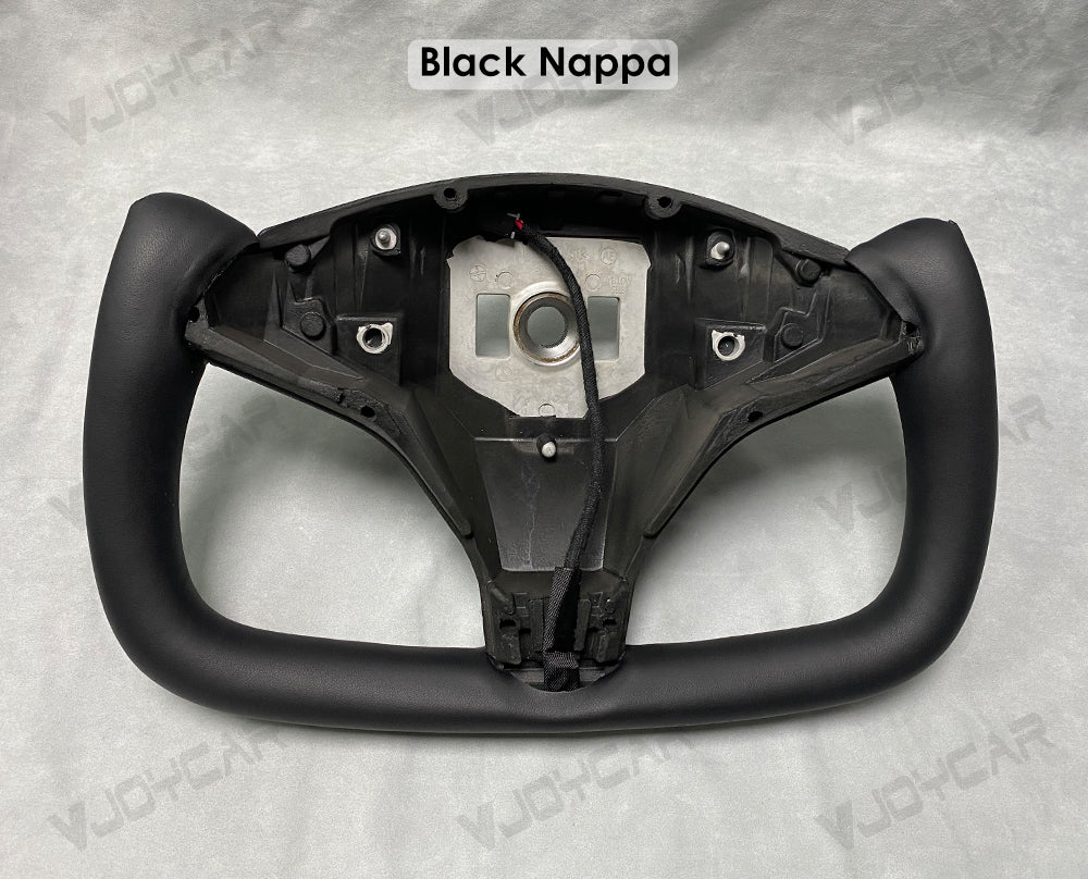 Custom Yoke Steering Wheel for Tesla ModelS modelX Handle Bar 12-20 Upgrade Replacement Heating Cable