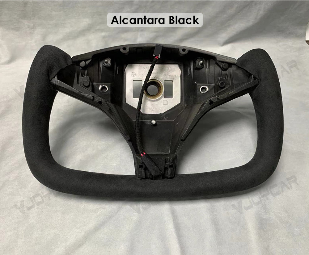 Custom Yoke Steering Wheel for Tesla ModelS modelX Handle Bar 12-20 Upgrade Replacement Heating Cable